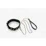 Obroża męska Whips Collection z półkółkami i smyczą - 5