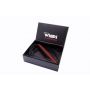 Duży pejcz skórzany Whips Collection czerwony 80 cm - 2