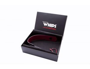 Pejcz z packą serduszko Whips Collection 38 cm