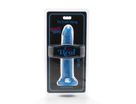 Dildo realistyczne Happy Dicks ToyJoy niebieskie 19 cm - 2