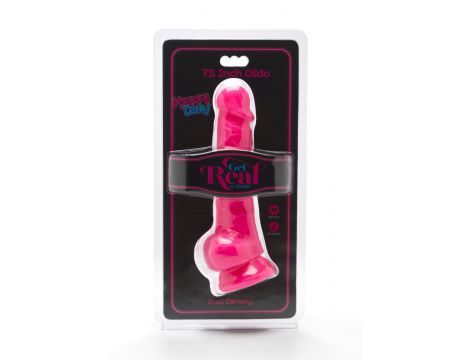 Dildo realistyczne ToyJoy z jądrami różowe 19 cm - 2