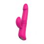 Silikonowy wibrator króliczek ogrzewający Dream Toys magenta USB - 3