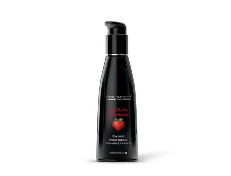 Lubrykant smakowy Wicked Aqua truskawkowy 120 ml