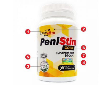 Suplement diety PeniStim Gold LoveStim 80 kapsułek - 4