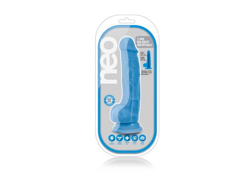 Dildo realistyczne NEO Blush z jądrami 19 cm PVC - 4