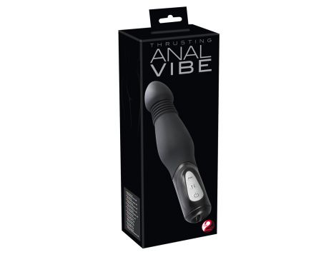 Wibrator analny wstrząsowy You2Toys czarny silikonowy 23,5 cm - 2