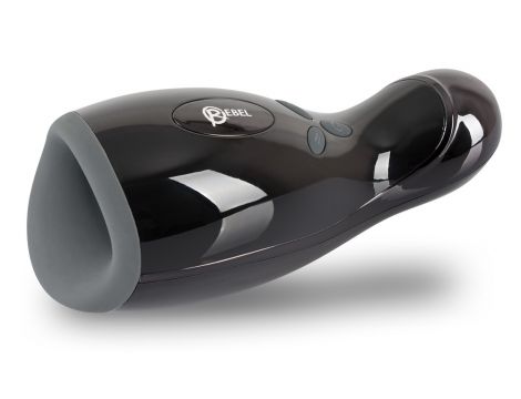 Masturbator Rebel z 3 funkcjami wibracji i ogrzewania 20 cm USB - 5
