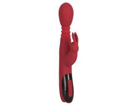 Wibrator króliczek You2Toys silikonowy czerwony rozgrzewający 26,5 cm USB - 3