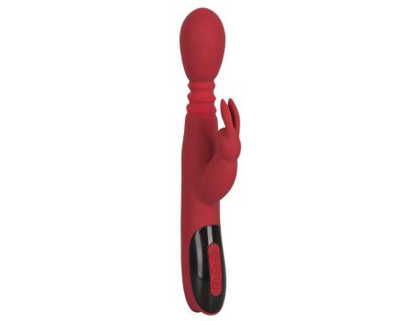 Wibrator króliczek You2Toys silikonowy czerwony rozgrzewający 26,5 cm USB - 4