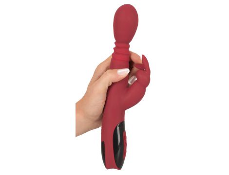 Wibrator króliczek You2Toys silikonowy czerwony rozgrzewający 26,5 cm USB - 8