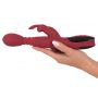 Wibrator króliczek You2Toys silikonowy czerwony rozgrzewający 26,5 cm USB - 6