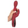 Wibrator króliczek You2Toys silikonowy czerwony rozgrzewający 26,5 cm USB - 9