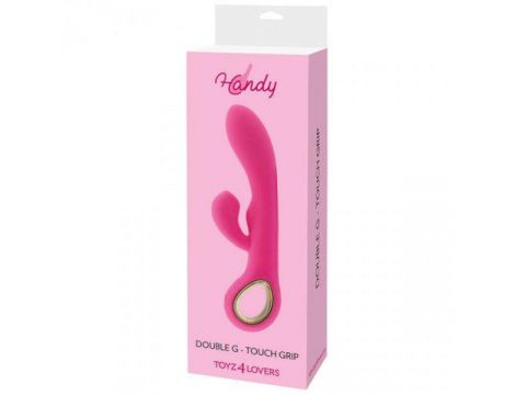 Wibrator króliczek Toyz4lovers silikonowy różowy USB 19 cm - 2