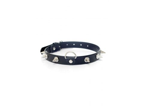 Obroża z ćwiekami Fetish B Series regulowana 2 cm