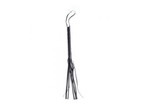 Pejcz skórzany Fetish B Series czarny 50 cm - 3
