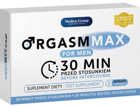 Kapsułki Orgasm Max for Men Medica 2 sztuki