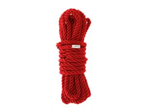 Lina bondage Blaze Deluxe super miękka jedwabista czerwona 5m Dream Toys