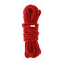 Lina bondage Blaze Deluxe super miękka jedwabista czerwona 5m Dream Toys - 2