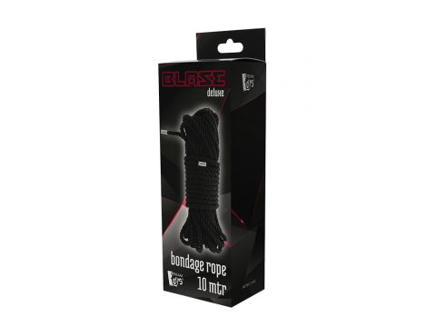 Miękka lina bondage deluxe Dream Toys Blaze czarna 10m - 3
