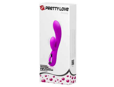 Wibrator punktu G Pretty Love Honey silikonowy USB 19 cm - 10