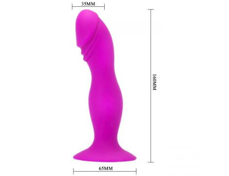 Dildo analne realistyczne z przyssawką Pretty Love - 4