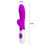 Wibrator punktu G Pretty Love Snappy silikonowy 30 trybów 20 cm - 7