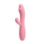 Wibrator punktu G ze stymulatorem Pretty Love Snappy różowy USB 30 trybów - 4