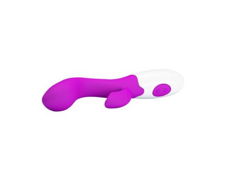 Wibrator punktu G Pretty Love Brighty silikonowy burgundowy 20 cm 30 trybów - 7