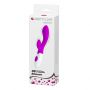 Wibrator punktu G Pretty Love Brighty silikonowy burgundowy 20 cm 30 trybów - 15