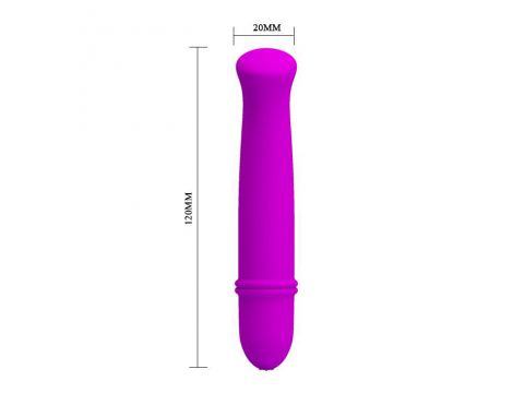 Mini wibrator silikonowy Pretty Love Antony zakrzywiony 11 cm - 6