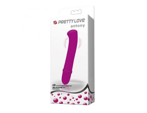 Mini wibrator silikonowy Pretty Love Antony zakrzywiony 11 cm - 9