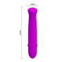 Mini wibrator silikonowy Pretty Love Antony zakrzywiony 11 cm - 7
