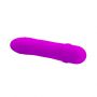 Wibrator mini silikonowy Pretty Love purpurowy 12 cm 10 funkcji - 5