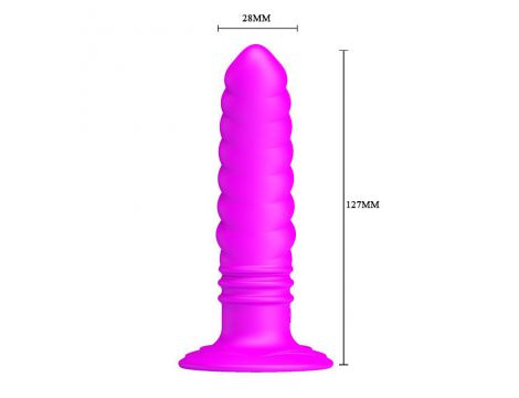 Wibrujący korek analny Pretty Love Twist z przyssawką 10 trybów - 6