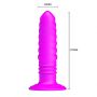 Wibrujący korek analny Pretty Love Twist z przyssawką 10 trybów - 7