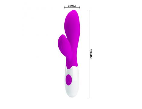 Wibrator punktu G Pretty Love Newman silikonowy fioletowy 20,5 cm - 6