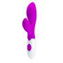 Wibrator punktu G Pretty Love Newman silikonowy fioletowy 20,5 cm - 3
