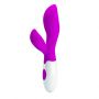Wibrator punktu G Pretty Love Newman silikonowy fioletowy 20,5 cm - 4