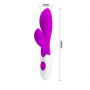 Wibrator punktu G Pretty Love Newman silikonowy fioletowy 20,5 cm - 7