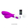 Wibrator punktu G Pretty Love Newman silikonowy fioletowy 20,5 cm - 9