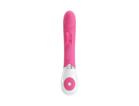 Wibrator króliczek silikonowy Pretty Love Gene różowy 21 cm - 5