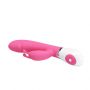 Wibrator króliczek silikonowy Pretty Love Gene różowy 21 cm - 10