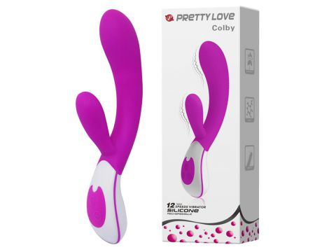 Wibrator silikonowy Pretty Love Colby 12 funkcji USB 21,5 cm