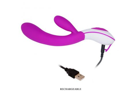 Wibrator silikonowy Pretty Love Colby 12 funkcji USB 21,5 cm - 8