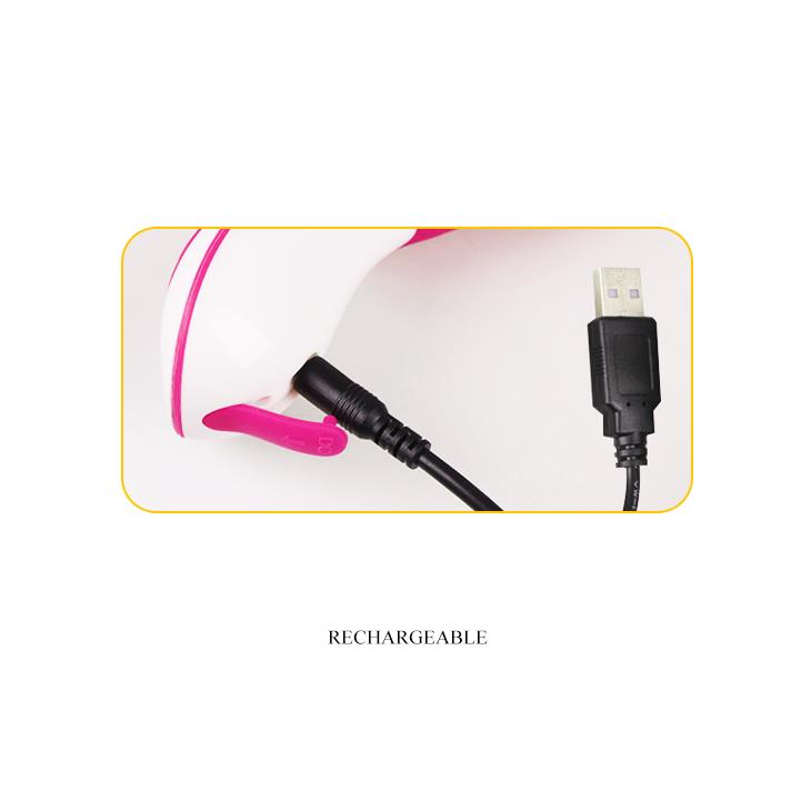 aktywowany głosem wibrator z masażerem 21cm 12tryb