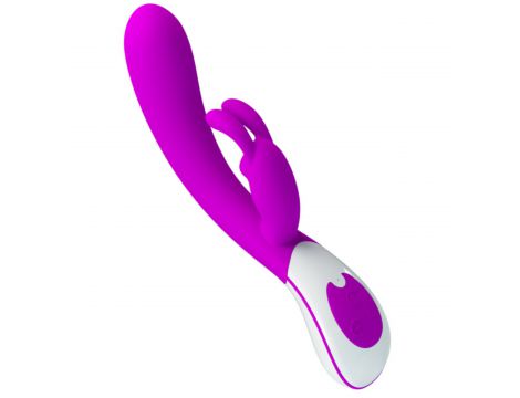 Wibrator króliczek silikonowy Pretty Love Harlan fioletowy USB 12 cm - 18