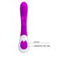 Wibrator króliczek silikonowy Pretty Love Harlan fioletowy USB 12 cm - 14