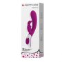 Wibrator króliczek silikonowy Pretty Love Harlan fioletowy USB 12 cm - 20