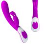 Wibrator króliczek silikonowy Pretty Love Harlan fioletowy USB 12 cm - 7