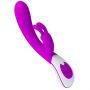 Wibrator króliczek silikonowy Pretty Love Harlan fioletowy USB 12 cm - 19